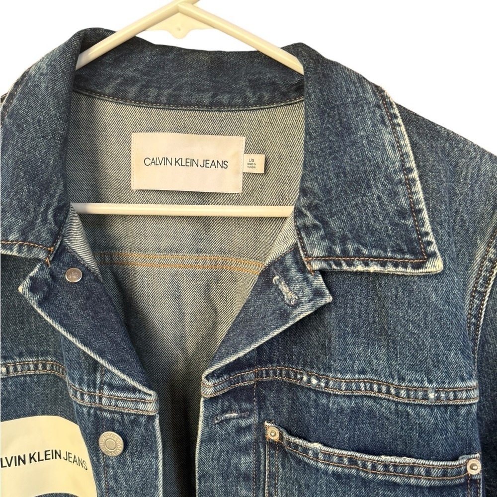 Calvin Klein Jeans Ck Patchwork Denimtrucker Dres… - image 2